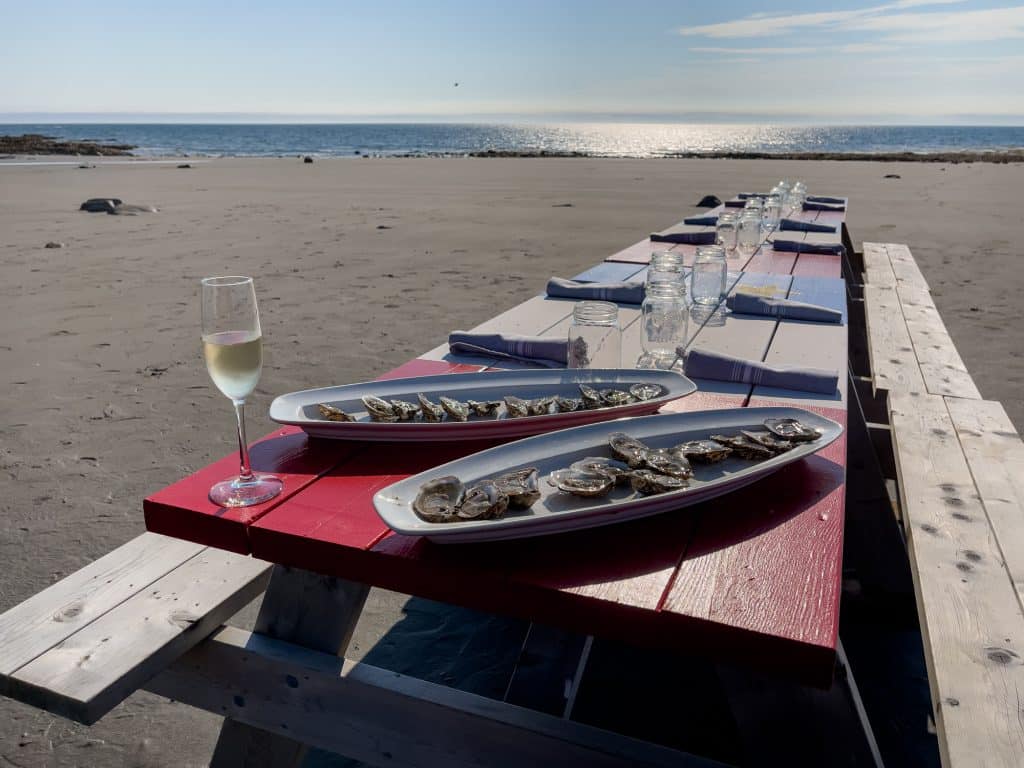 Table acadienne à SeaRoots Oceanside Dining