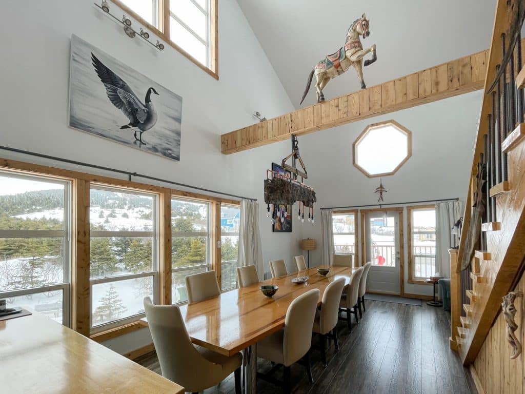 Appartement à louer aux îles de la Madeleine en hiver