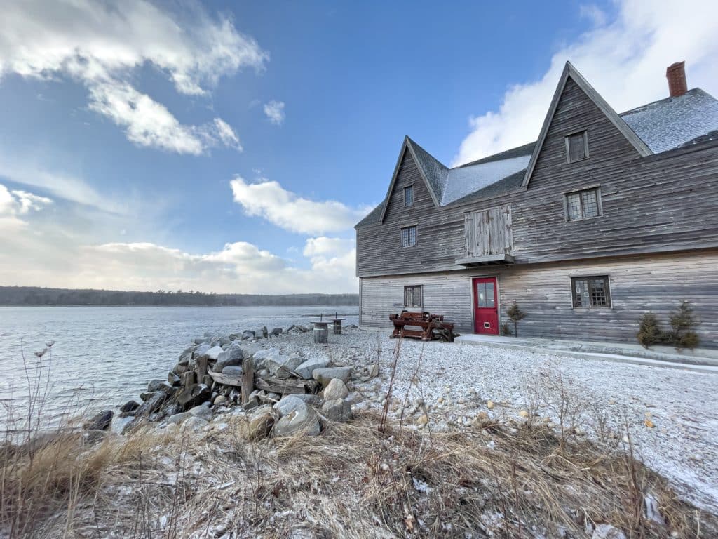 Bord de l'eau du vieux Shelburne sur la South Shore