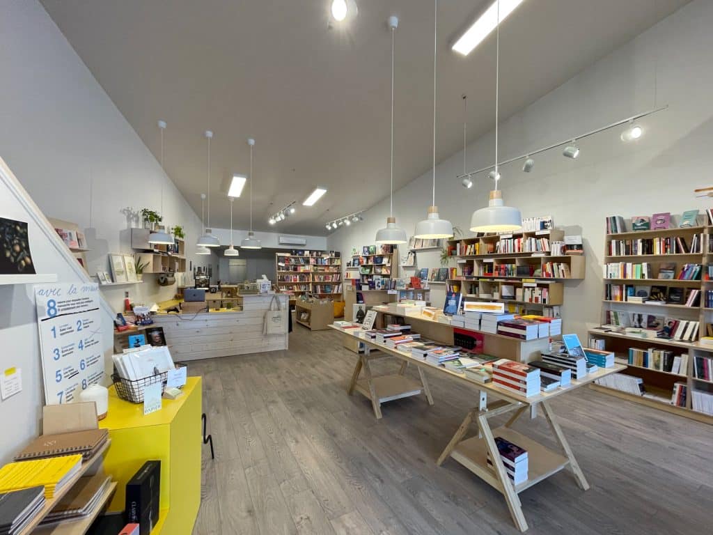 Intérieur de la librairie Flotilles - Cap-aux-Meules