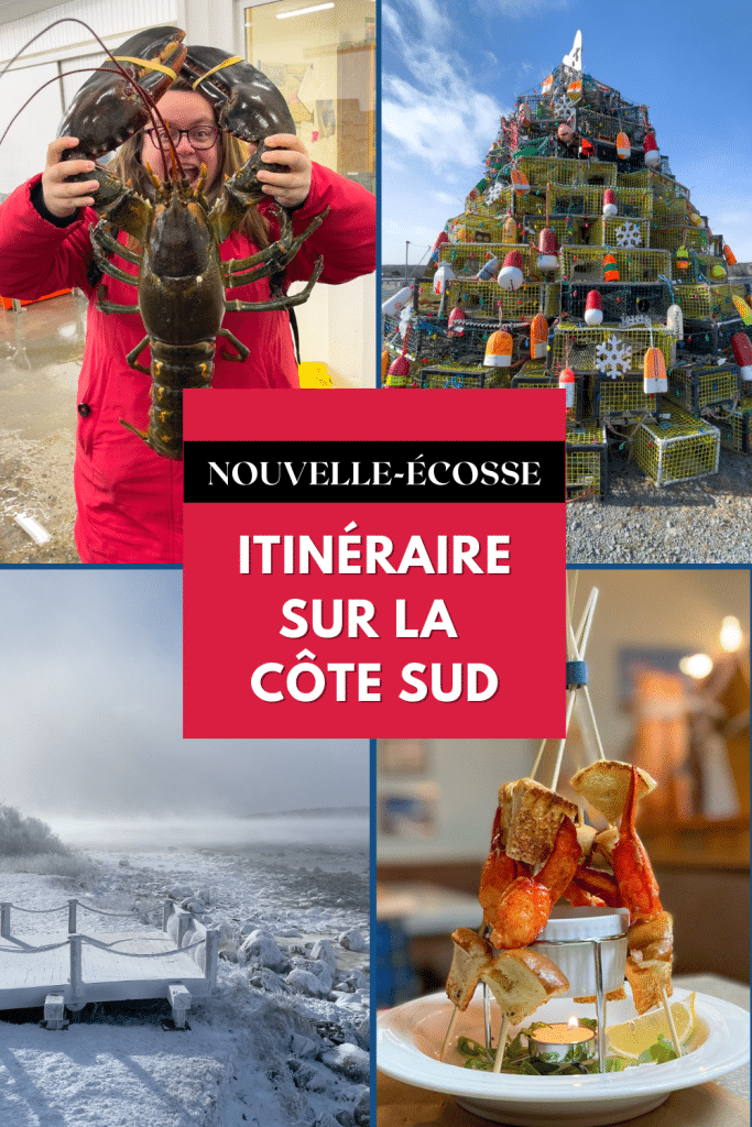 Itinéraire sur la côte sud de la Nouvelle-Écosse en hiver