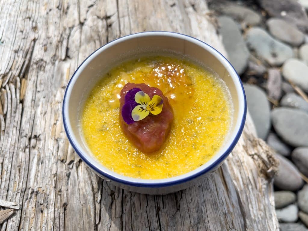 Panna cotta de cueillette gourmande - Gourmet by Nature Wild Chef