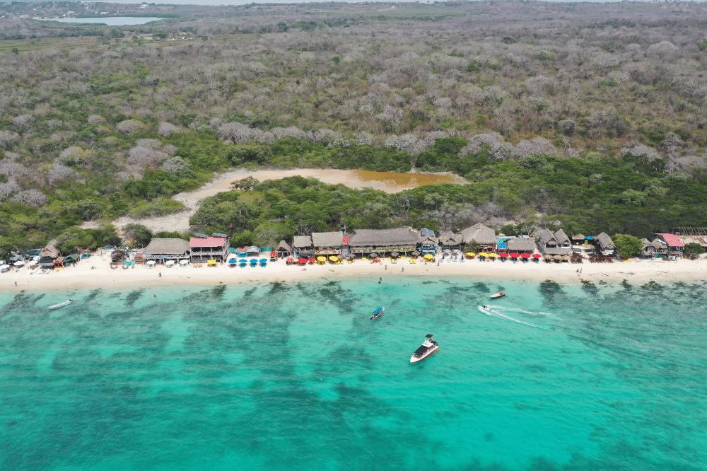 Playa Blanca, Isla Baru, Carthagène des Indes, Colombie