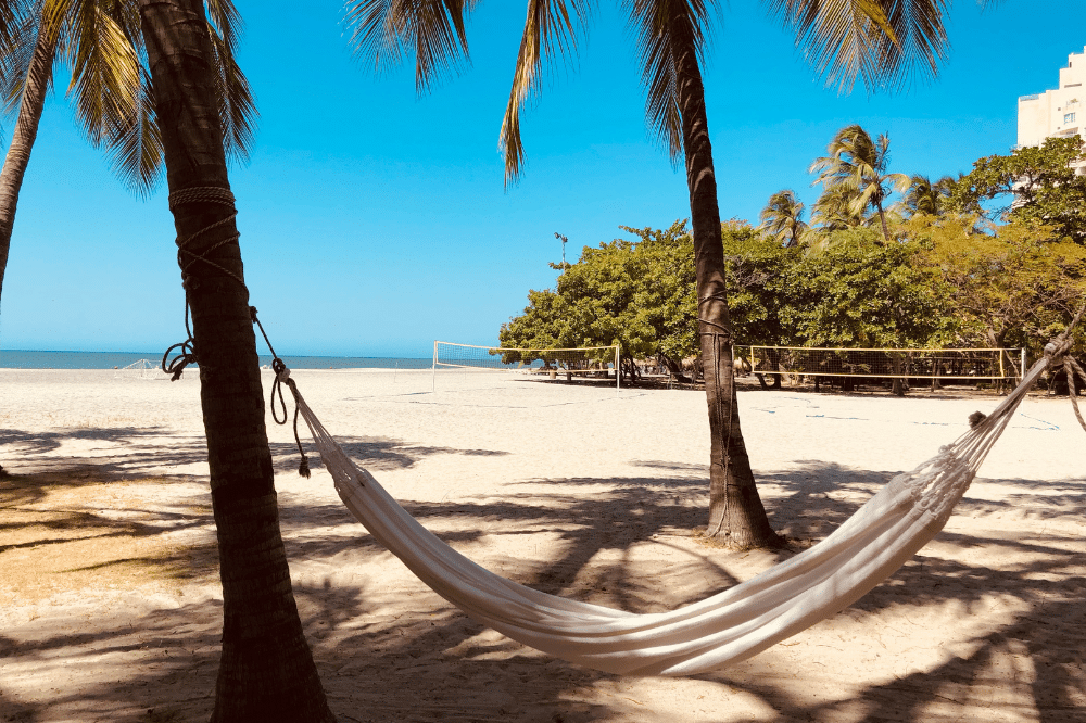 Plage de Santa Veronica, près de Santa Martha en Colombie