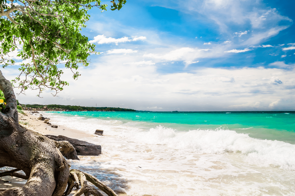 Playa Blanca, Isla Baru, Colombie