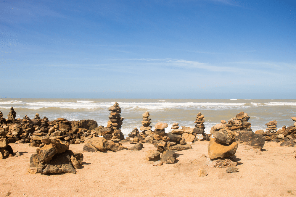 Plage de Punta Gallinas en Colombie