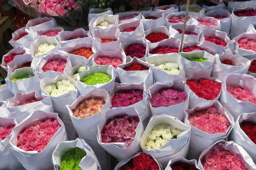 Marché aux fleurs de Bangkok