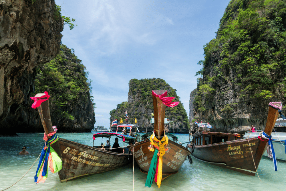 Bateau typique de Phuket, Thaïlande - Canva