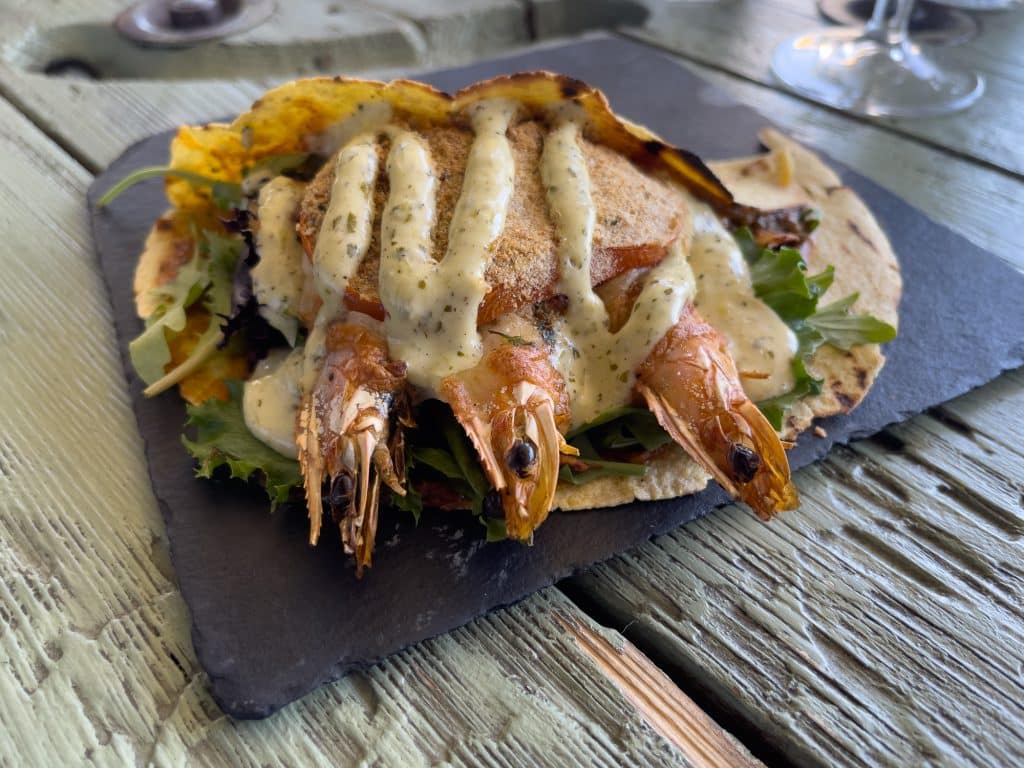 Tacos de poisson au Vestigious à Lisbonne au Portugal