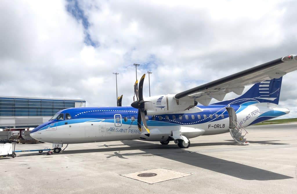 Avion de mon vol vers Saint-Pierre-et-Miquelon avec Air Saint-Pierre