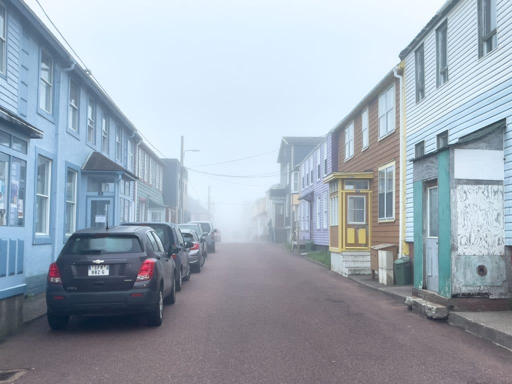 Brouillard à Saint-Pierre