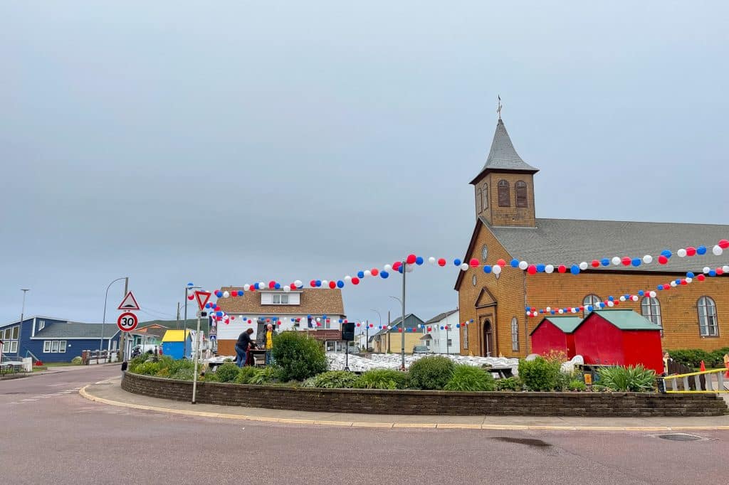 Église de Miquelon-Langlade un 14 juillet