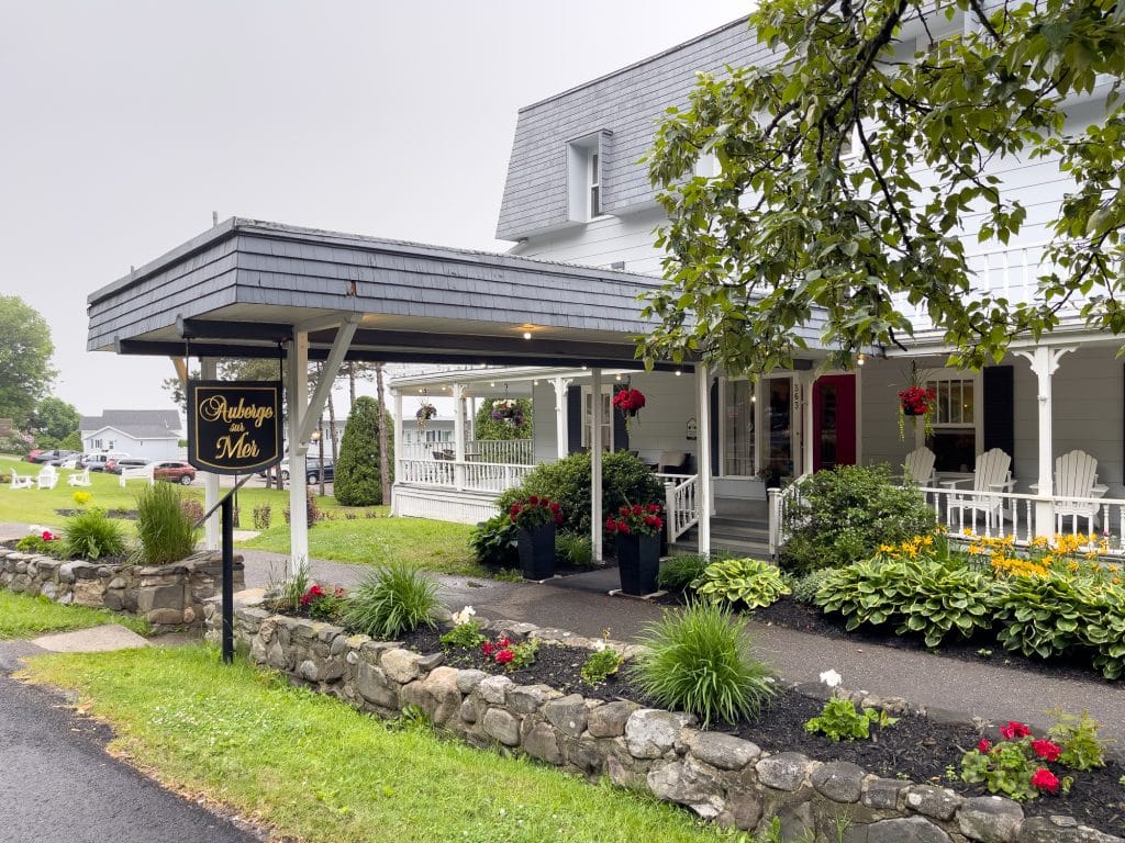 Extérieur de l'Auberge sur mer