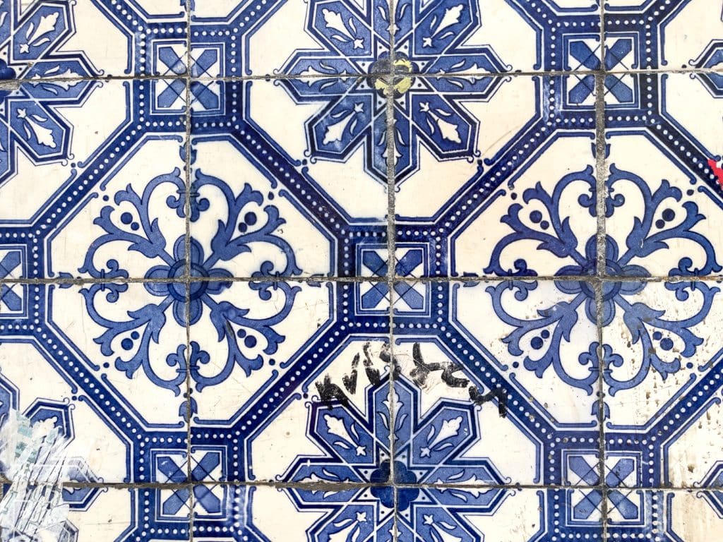 Fameux azulejos du Portugal