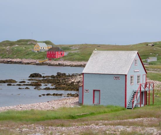 Maisons colorées de l'île aux marins