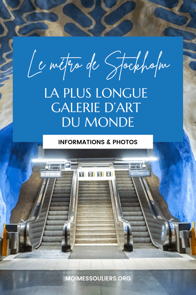 La plus longue galerie d'art du monde dans le métro de Stockholm en Suède