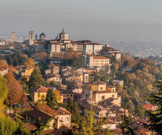 Ancienne ville de Bergamo, Lombardie, Italie.