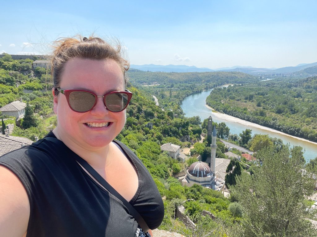 Jennifer en tour guidée entre Sarajevo et Mostar