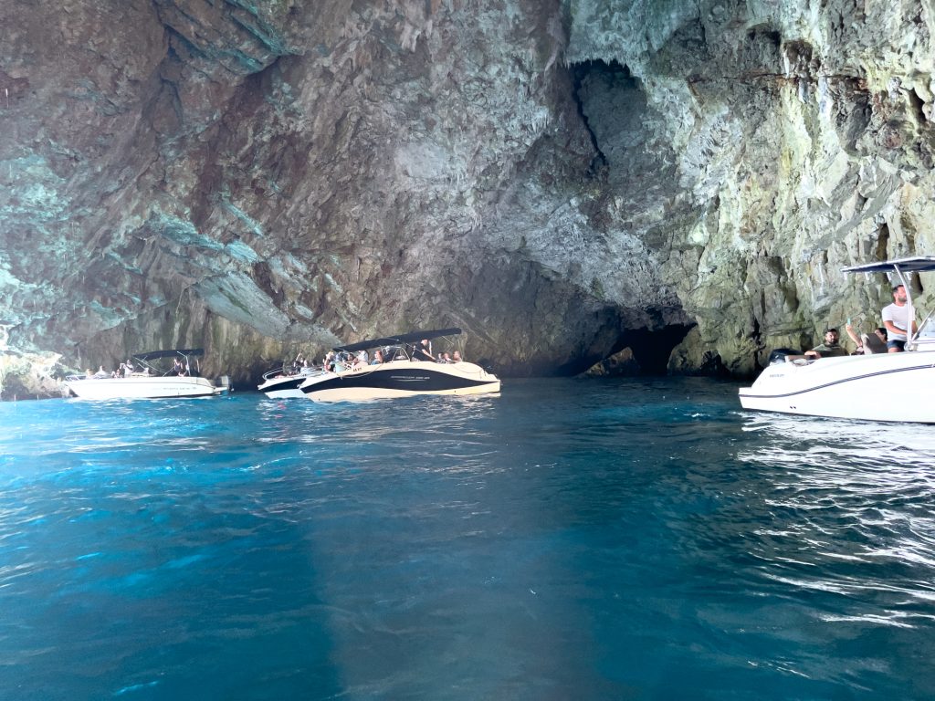 Bateau de la Blue Grotto - Baie de Kotor