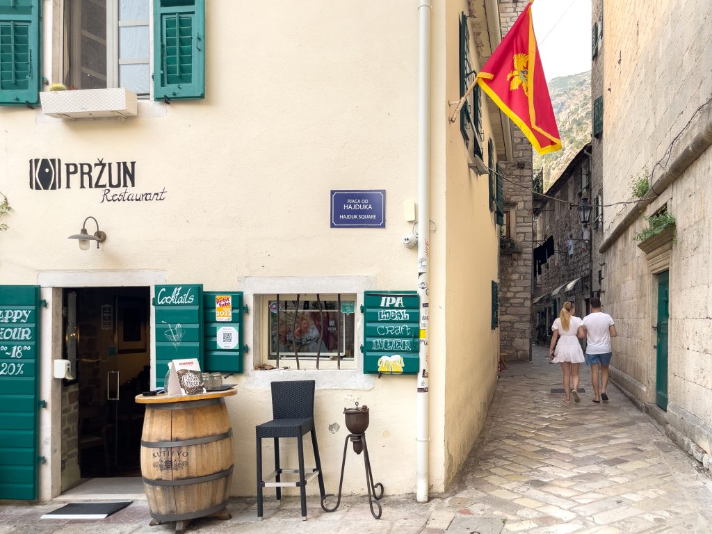 Restaurant Przun à Kotor