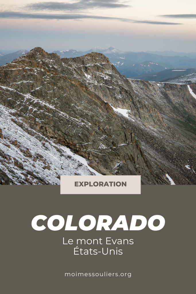 Découverte du mont Evans au Colorado, États-Unis