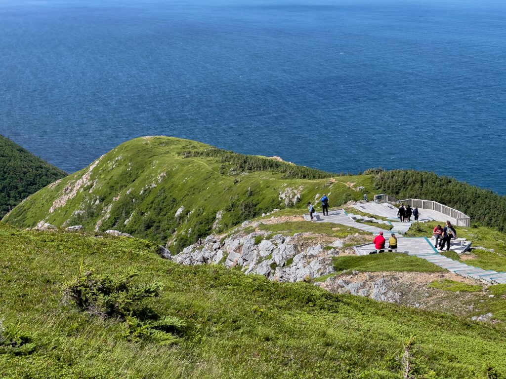 Bout de la randonnée de la Skyline Trail