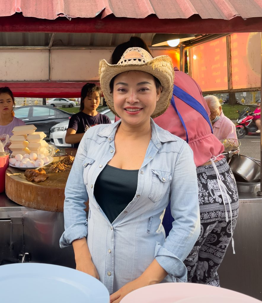 Cowboy hat lady à Chiang Mai près du marché de la North Gate