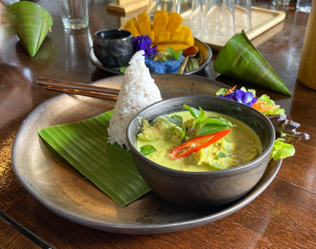 Curry fait dans mon cours de cuisine à Chiang Mai