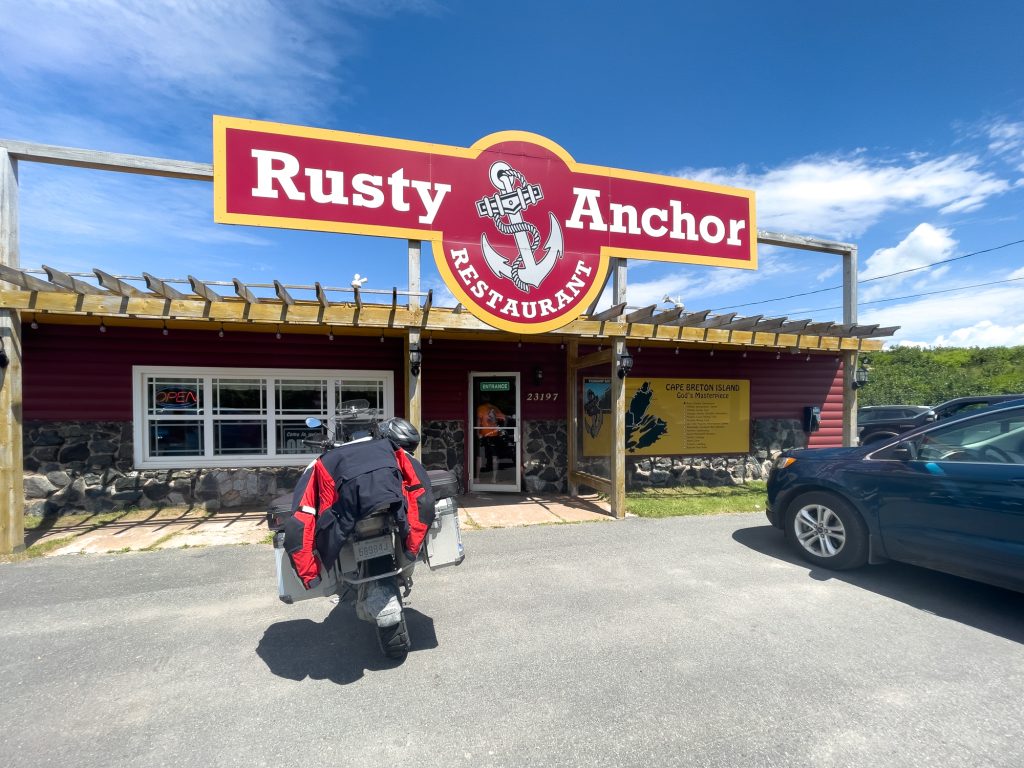 Devanture du restaurant Rusty Anchor's