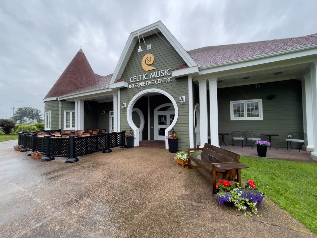 Façade du Celtic Music Interpretive Centre à Judique