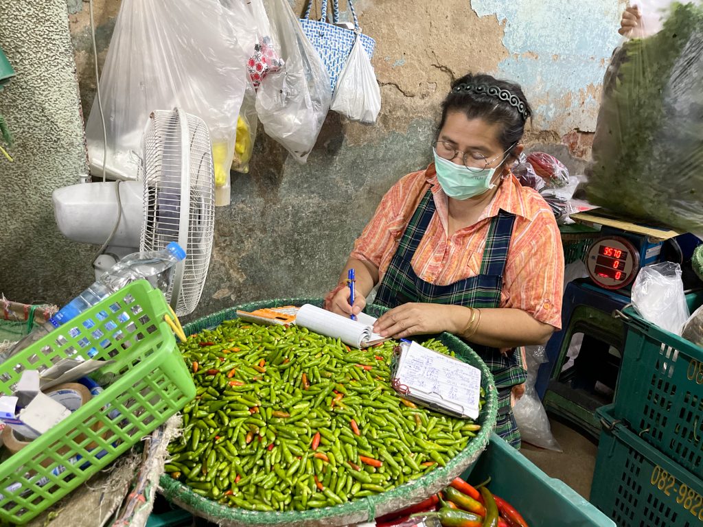 Marchande de piments forts