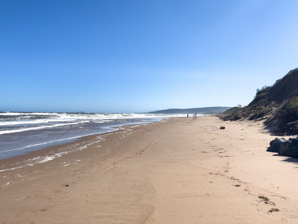 Marche sur la plage d'inverness