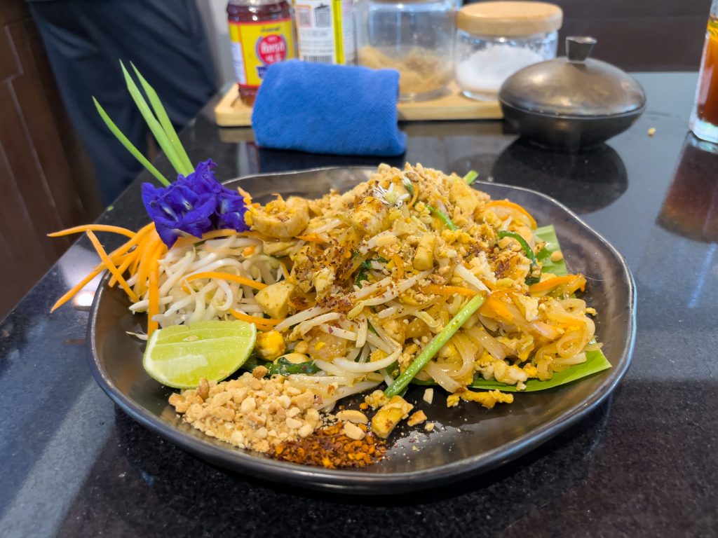 Pad thaï fait à la main à Chiang Mai