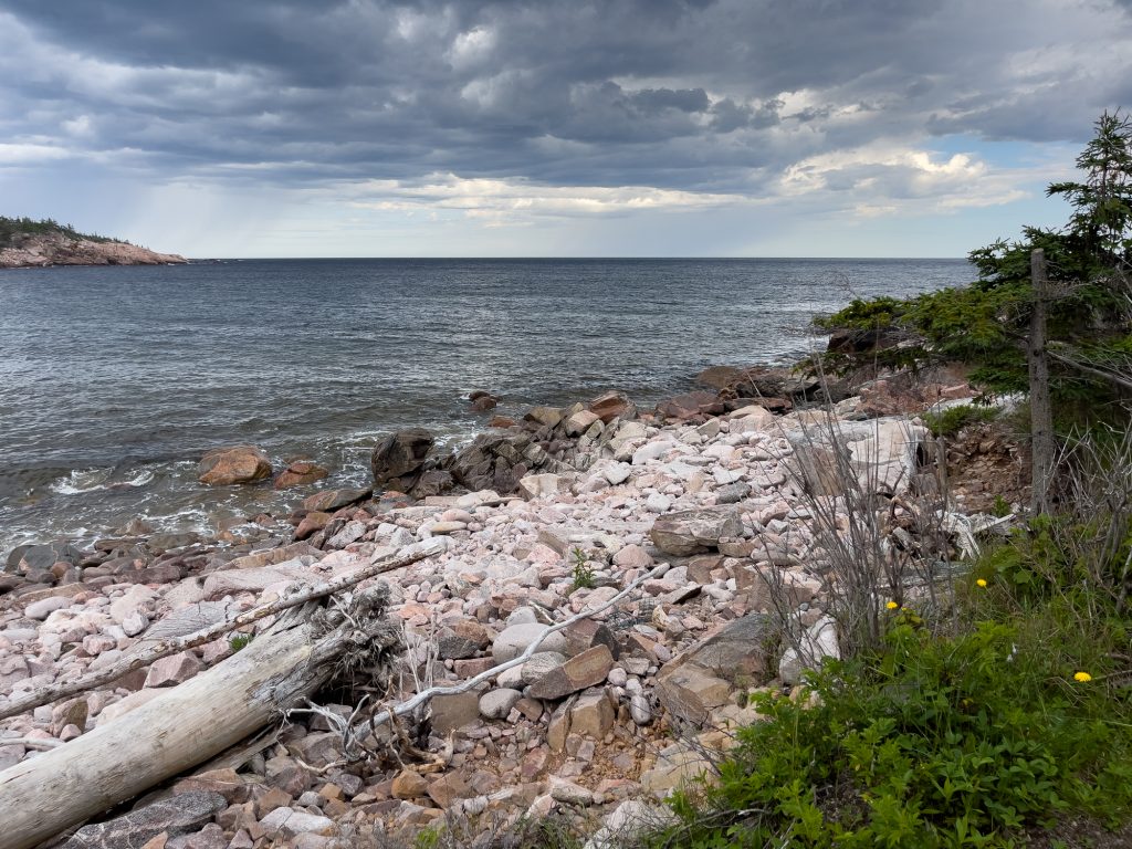 Plage de roches de Black Brook