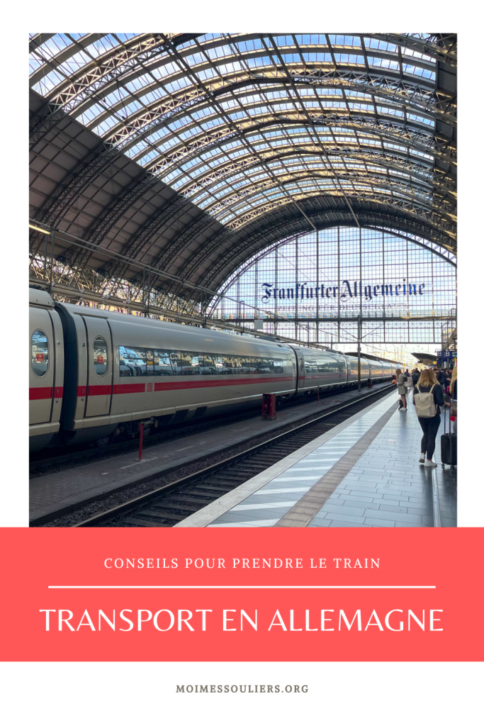 Conseils pour prendre le train comme transport en Allemagne