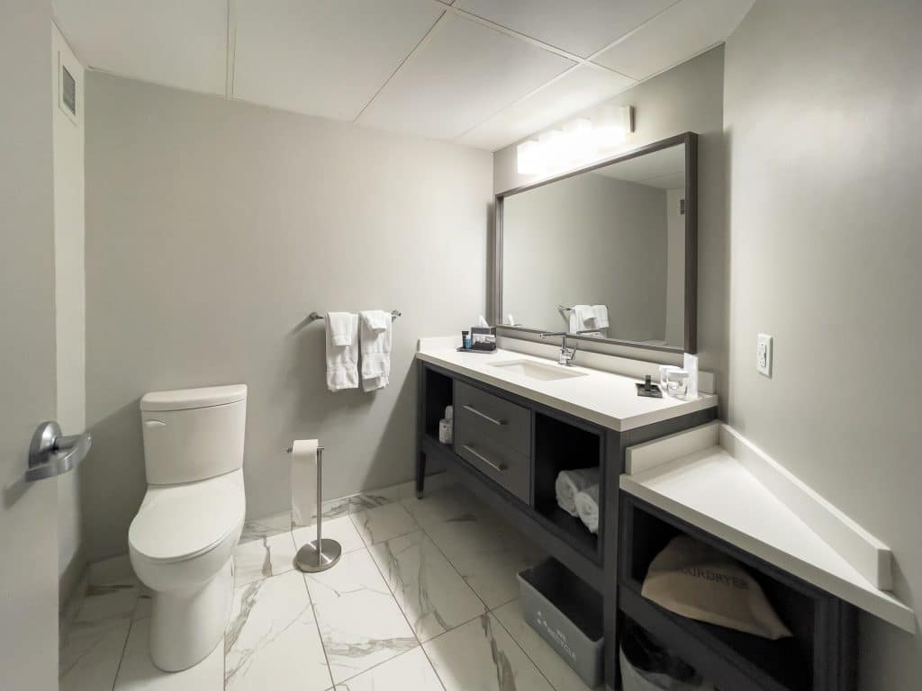 Salle de bains au Château Moncton