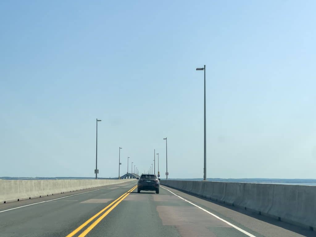 Traversée du pont de la Confédération - Île-du-Prince-Édouard