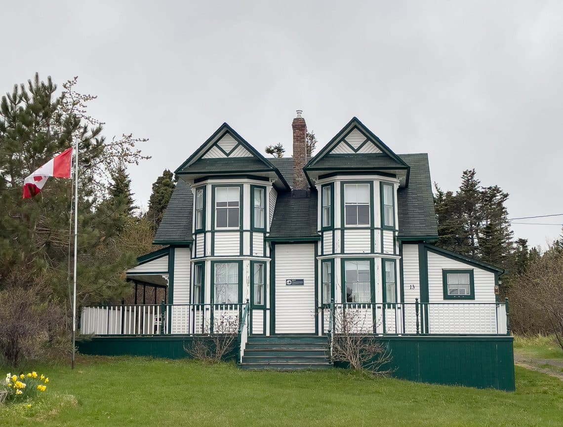 Façade de la Pelley House Heritage Home à Boyd's Cove