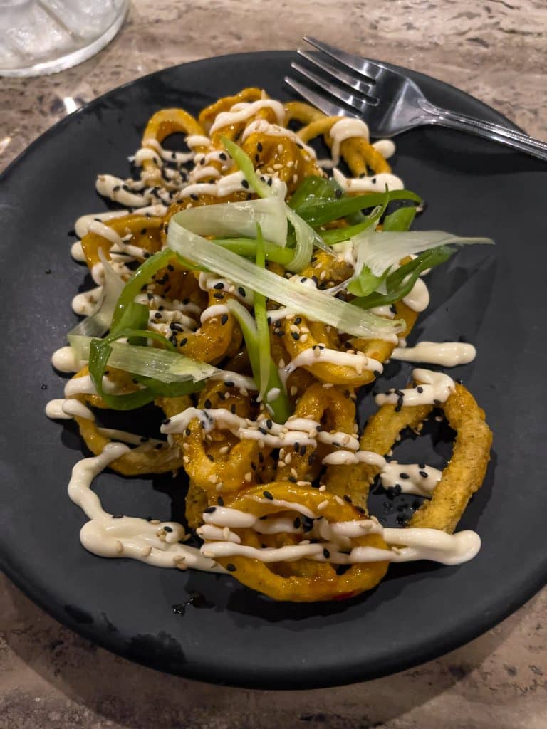 Calmars frits du Bistro Accents - où manger à Cap-aux-Meules