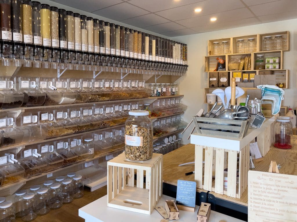 intérieur du magasin Vrac magasin écogénéral