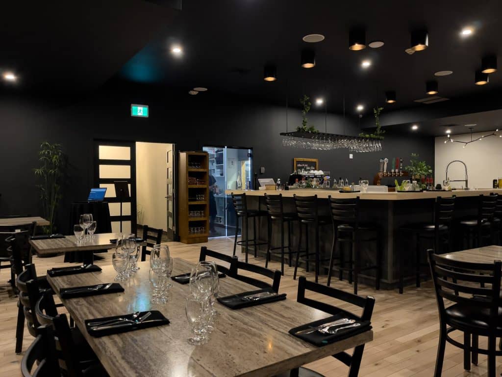 Salle à manger du Bistro Accents