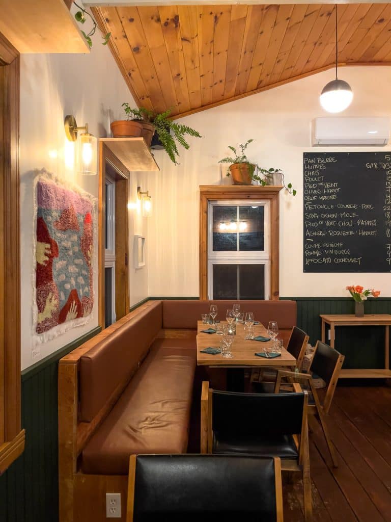 Salle à manger Chez Renard - Meilleur restaurant aux îles de la Madeleine