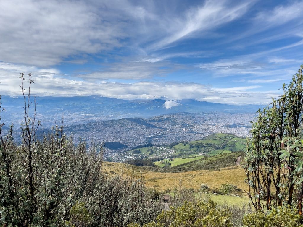 Panorama sur le Cotopaxi