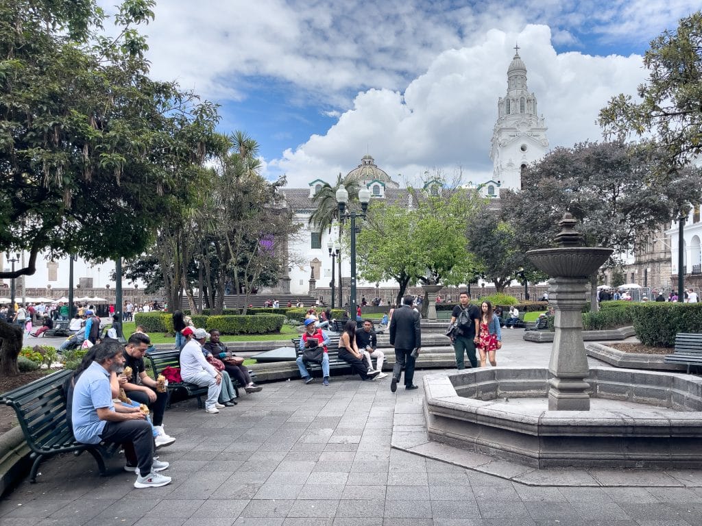 Plaza Grande ou plaza de la Independencia de Quito