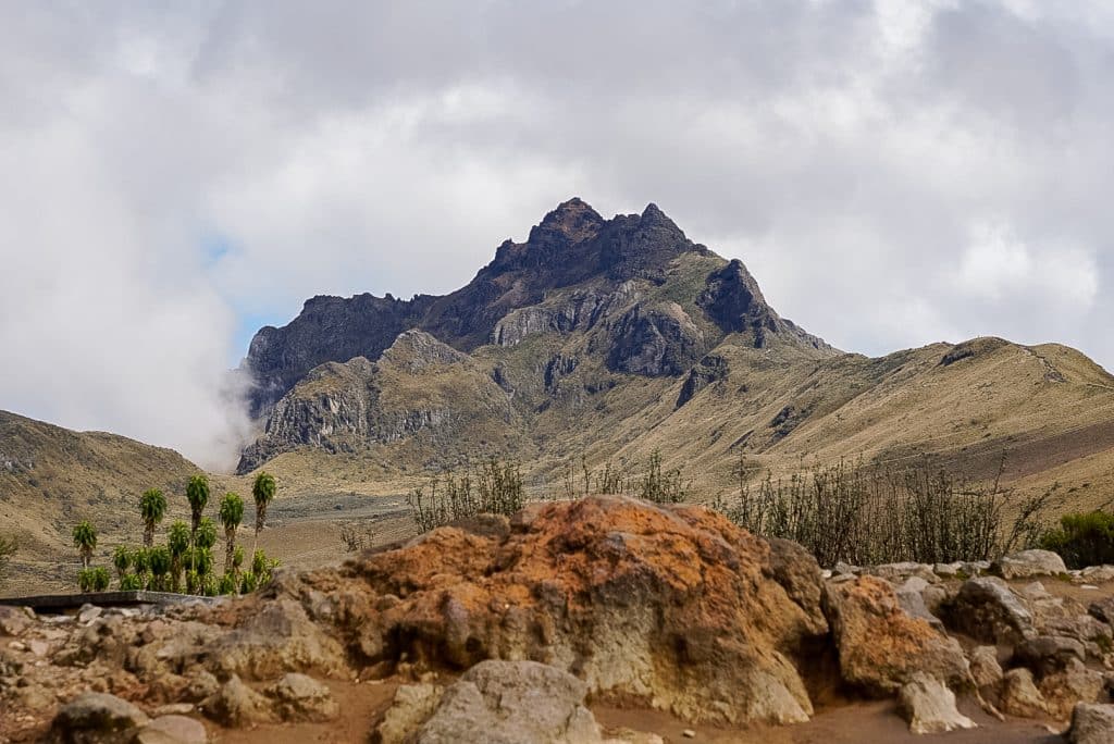 Volcan Pichincha vue du téléphérique de Quito