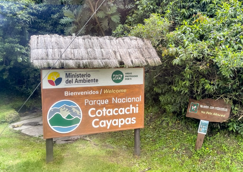 Affiche du parc national Cotocachi-Cayapas
