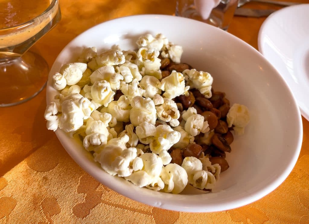 Popcorn en entrée - Cuicocha