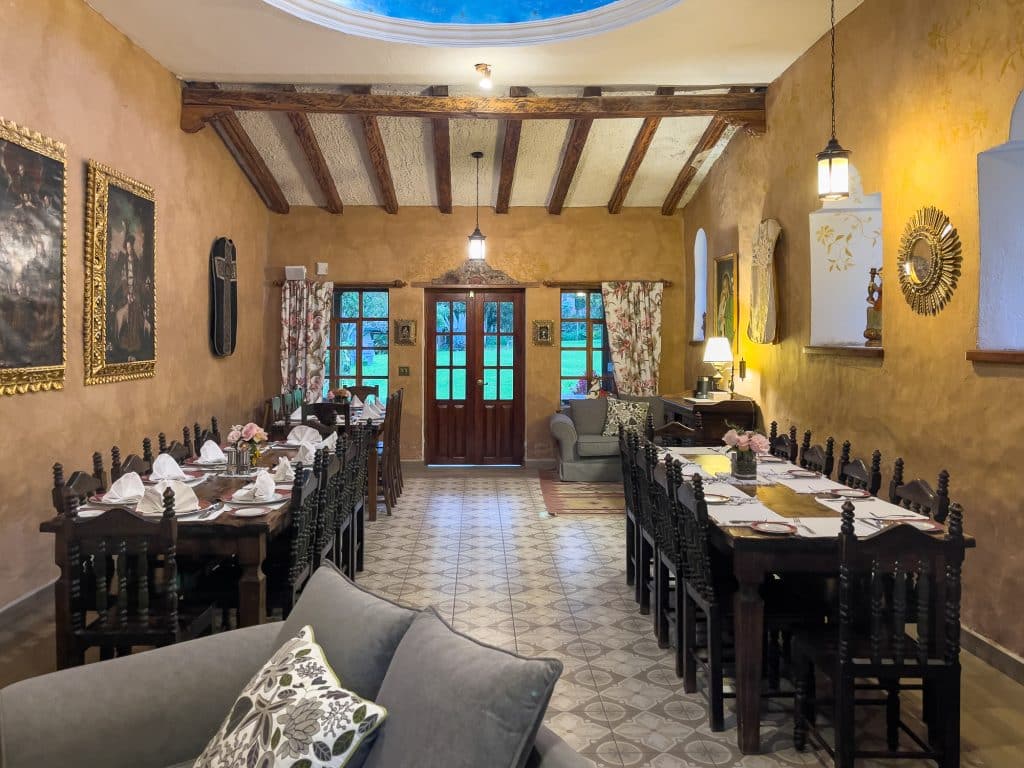 Salle à manger Las Palmeras Inn