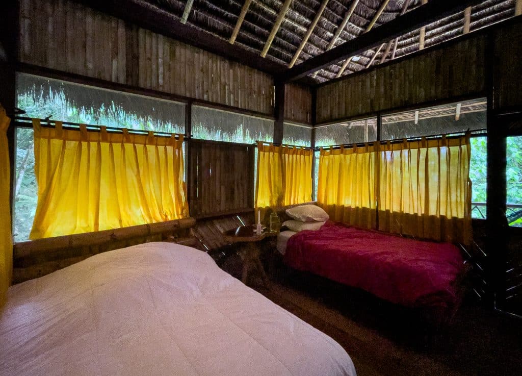 Ma chambre en Amazonie d'Équateur au Liana Lodge