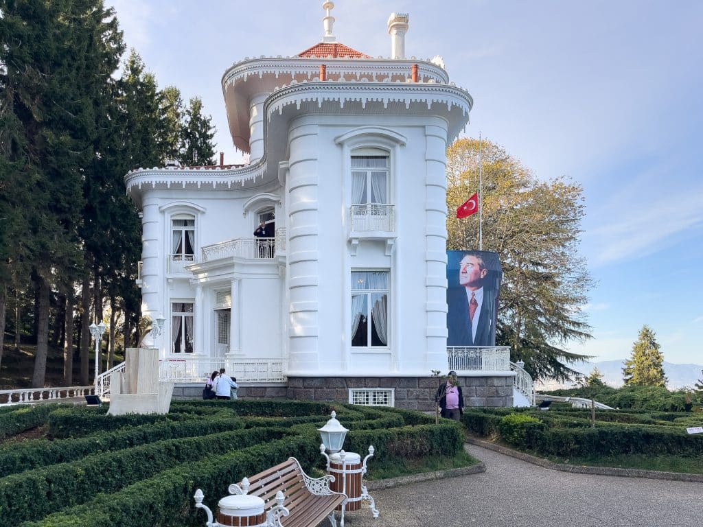 Extérieur du pavillon Atatürk en Turquie
